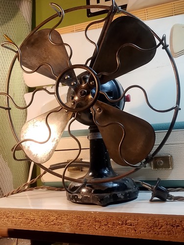 Antico ventilatore ercole - antico,