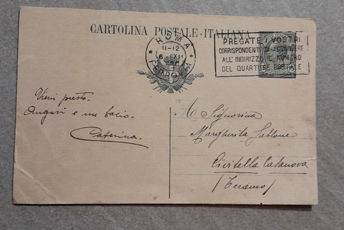 Cartolina postale 1920 - cartolina,