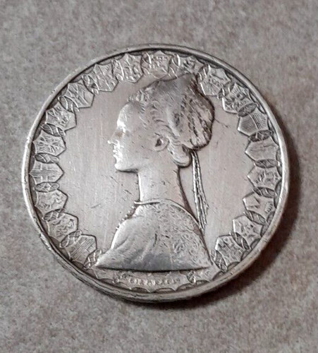 Moneta argento lire 500 - moneta,